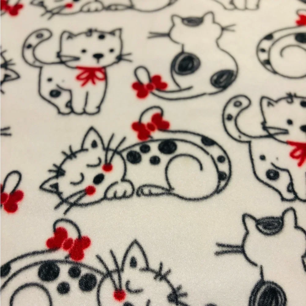 Baby Cat Blanket Double Fleece Size 18x20”